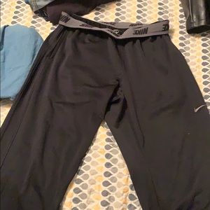 Black Nike sweatpants